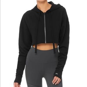 Alo Yoga Extreme Crop Jacket in Black